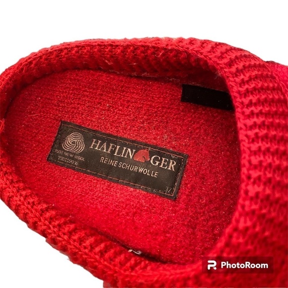 Haflinger RARE Bicycle Wool Felt Slippers - Picture 4 of 5